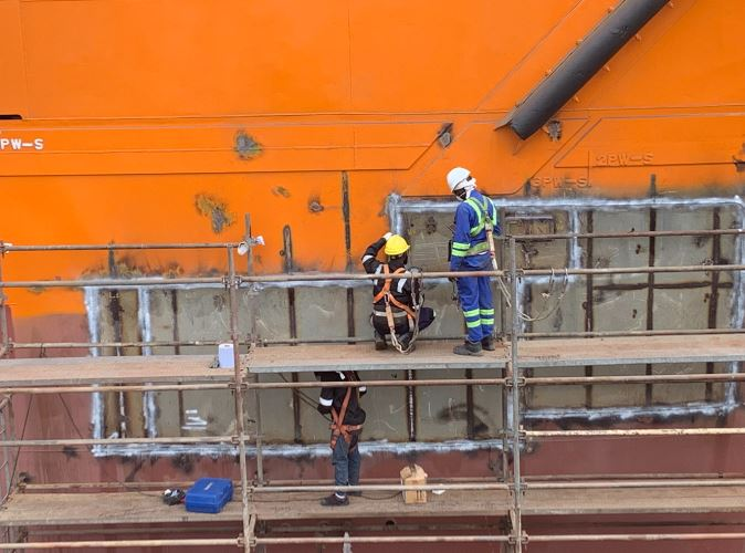 Anjali vessel haul welding